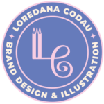 Secondary logo brand identity @Loredana Codau