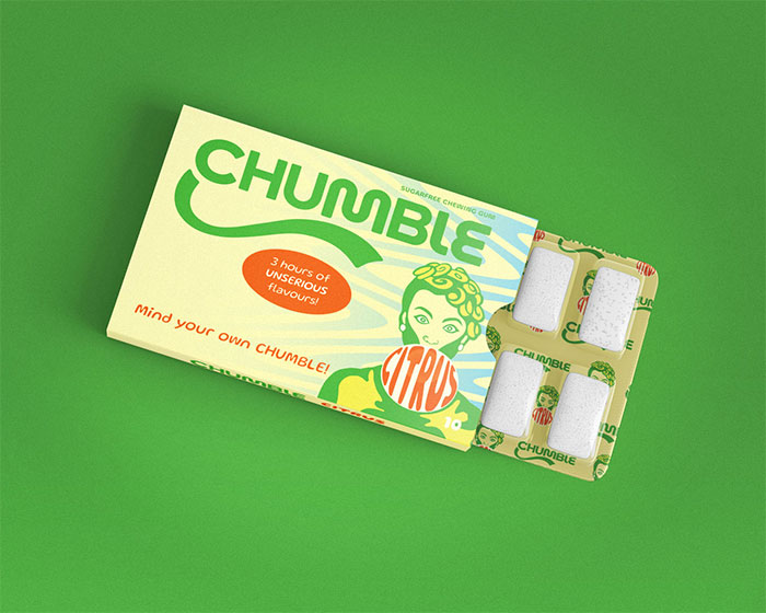 Chewing Gum packaging design Citrus by Loredana Codau