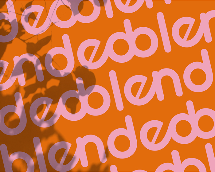 Cold pressed juice branding pattern design Blended by ©Loredana Codau