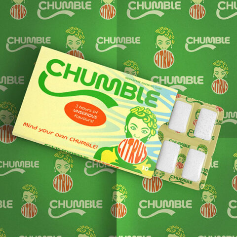 Chewing Gum visual identity & packaging design